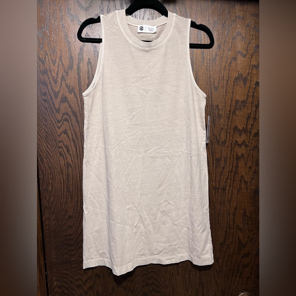 Sage sleeveless dress